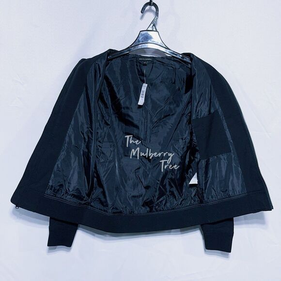 Banana Republic Men’s Bomber Jacket Black Water Repellent Size S Style 1717067 - Picture 5 of 14